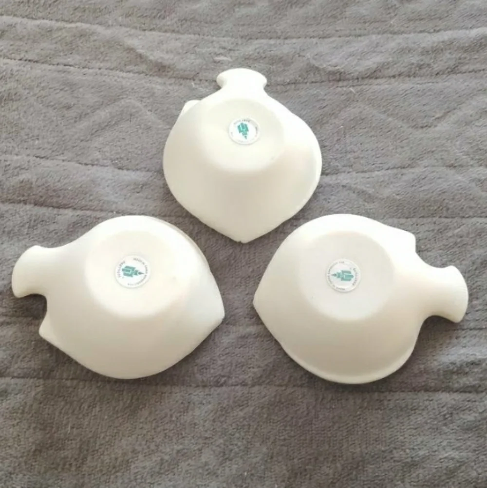 Vintage PartyLite Aqua Pals Bisque Porcelain Candle Floater - Fish Candle Holder